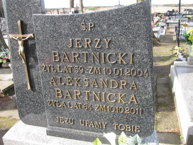 Jerzy Bartnicki Pławno - Grobonet - Wyszukiwarka osób pochowanych