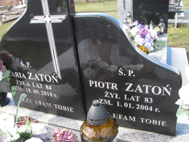 Grób Maria Zatoń