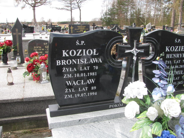 Bronisława Kozioł Pławno - Grobonet - Wyszukiwarka osób pochowanych