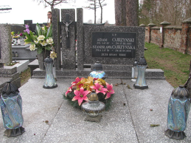 Grób Stanisława Ojrzyńska